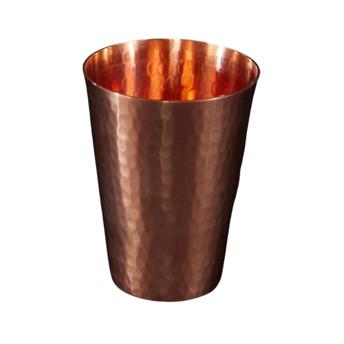Sertodo Copper Cups for Drinking | Hand Hammered Pure Copper | 10 oz 10 ounces