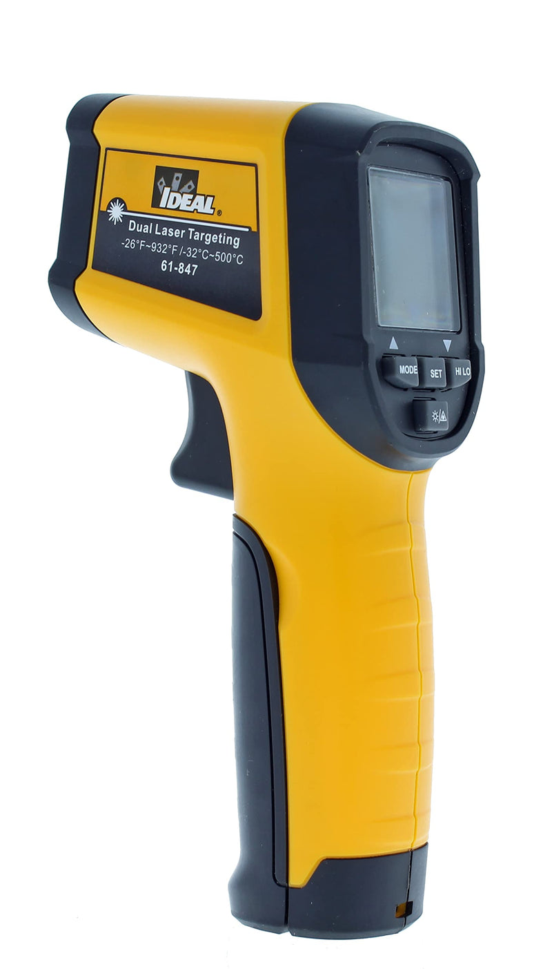 [Australia - AusPower] - IDEAL Industries INC. 61-847 Dual Laser Targeting Infrared Thermometer 