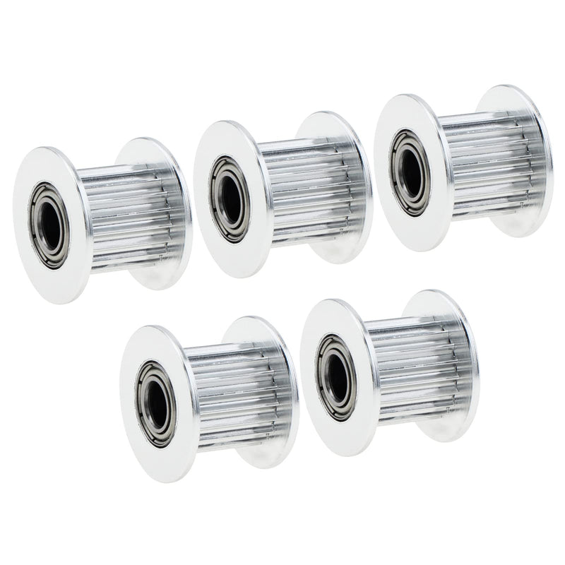 [Australia - AusPower] - GT2 Timing Belt Idler Pulley 20 Teeth 5mm Bore 10mm Width Timing Belt Idler Pulley Wheel for 3D Printer 10mm Belt 20 Teeth Bore 5mm 