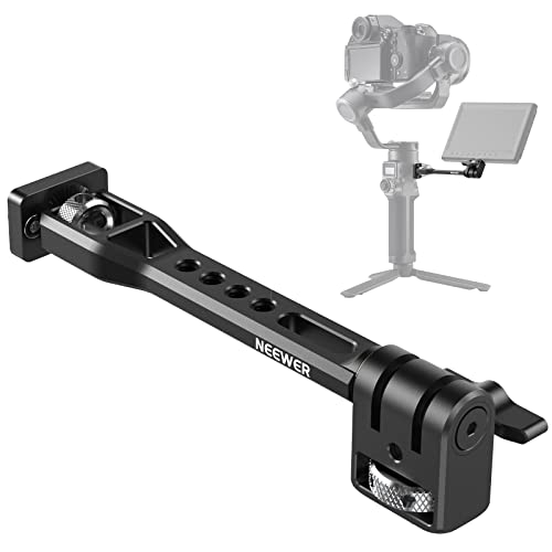 NEEWER Adjustable Field Monitor Mount, 360° Rotating Camera Monitor Holder with 1/4 Inch Thread, Compatible with DJI RS4 Pro RS3 RS2 RSC2 ZHIYUN Crane 2S Crane 3 3S WEEBILL-S MOZA Gimbals, GA005