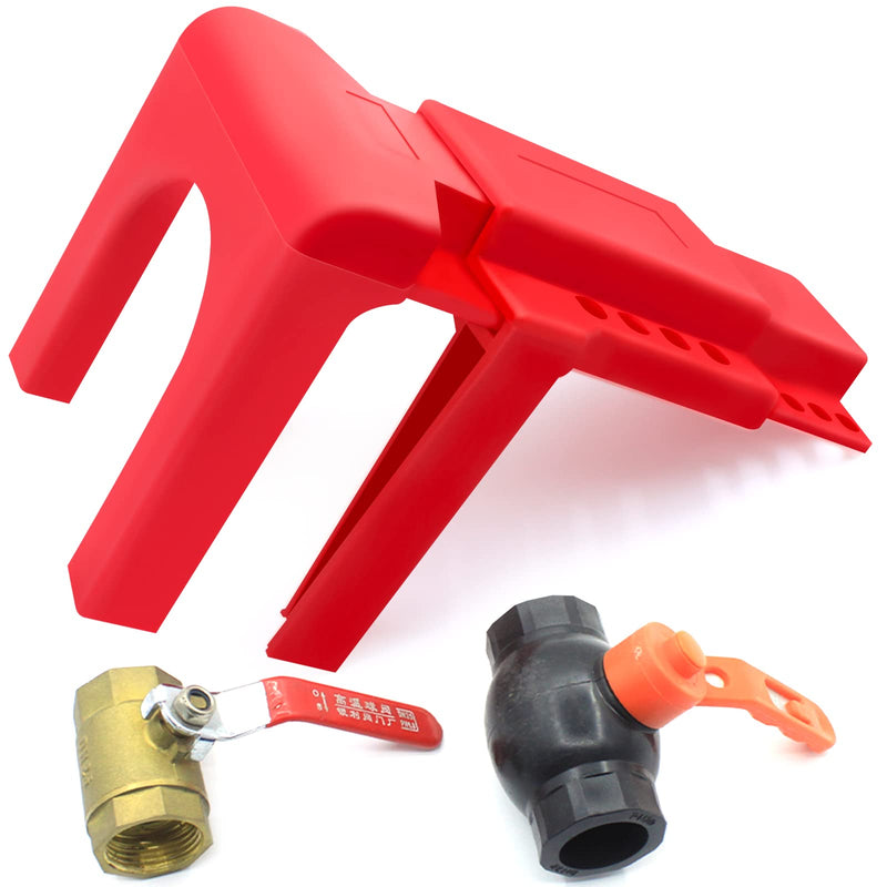 [Australia - AusPower] - Valve Leak Locks?Lock Out tag Out?Ball Valve Lockout Device?RED (BR-8022 with Padlock and tag) BR-8022 with padlock and tag 
