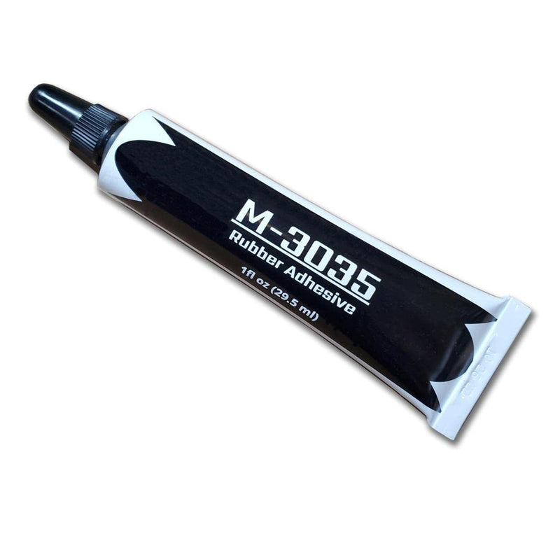 [Australia - AusPower] - Pro-Grade Clear Rubberized Speaker Repair Adhesive Glue 1 oz Aluminum Crimped Tube for Log Shelf Life - Solvent Based Clear Rubber Cement - Dries Clear 