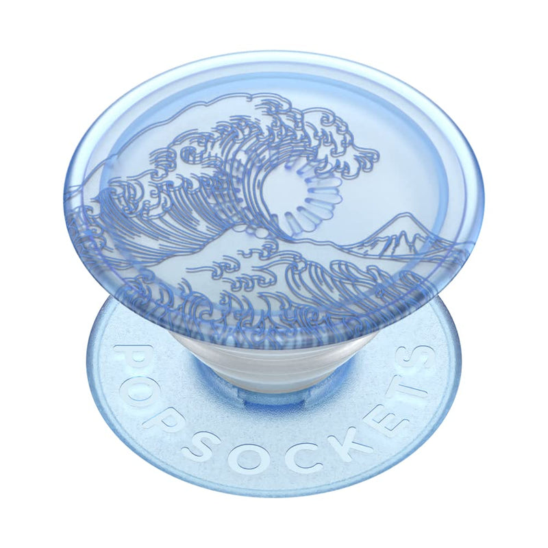 [Australia - AusPower] - PopSockets Plant-Based Phone Grip with Expanding Kickstand, Eco-Friendly PopSockets for Phone -Translucent Ocean 