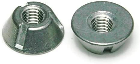 [Australia - AusPower] - Anti Theft Security Nuts, Tamper Resistant Tri Groove Nut, Zinc-Plated Steel (25, 1/4"-20) 25 