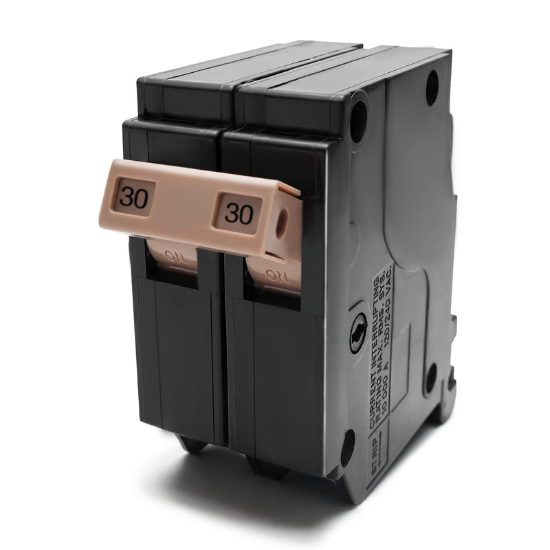 [Australia - AusPower] - 230 2-Pole 30-Amp Circuit Breaker, Type 3/4-In Plug-On Molded Case Circuit Breaker, Thermal Magnetic Protection, 10 KAIC, 120/240V, Fit for Cutler Hammer Load Centers 30A 