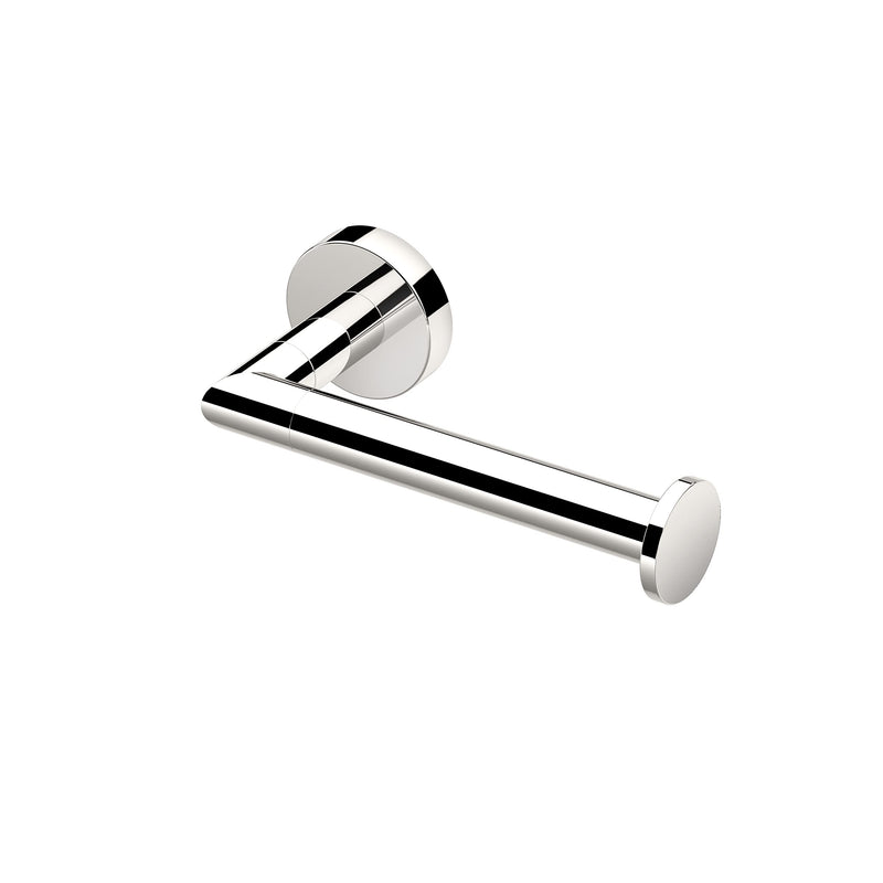 Gatco 4313 Glam Single Toilet Paper Holder, Polished Nickel | Wall Mounted 6.70" W Euro Style Toilet Tissue Holder