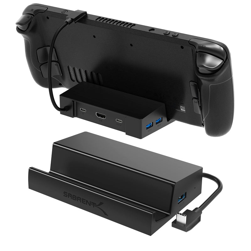[Australia - AusPower] - SABRENT 6-Port Docking Station for Steam Deck - 95W PD, HDMI 4K, USB-A/C Ports[DS-SD6P] 