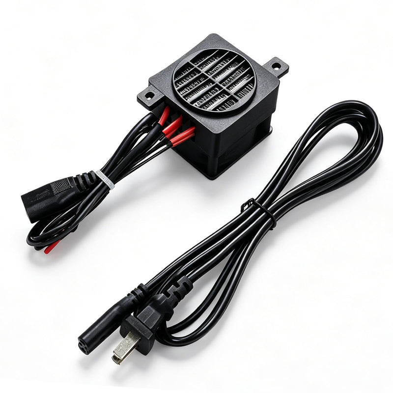 PTCYICU PTC Fan Heater 200W 110V, Ceramic Fast-Heating Element with Constant Temperature Thermistor Insulation, Energy-Saving Car Auto Air Heater with Plug for Indoor Small Room Space Use 60mm