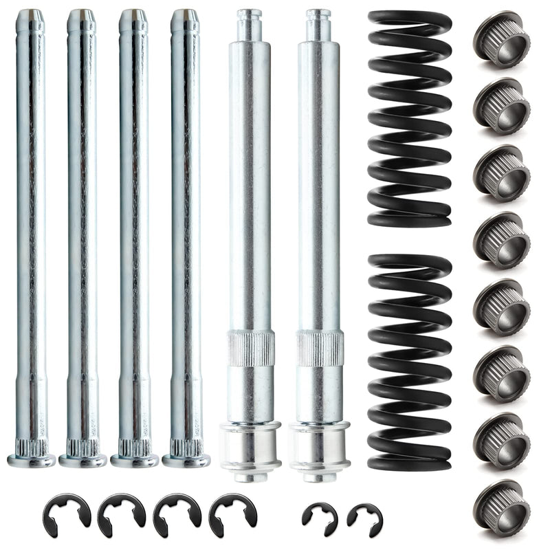 Ledaut Door Hinge Roller Pin and Bushing Repair Kits with Spring Replacement Front Upper for Chevrolet C1500 Truck 1988‑1999 1500MJL