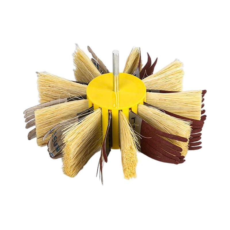 [Australia - AusPower] - Milageto Grinding Buffing Wheel Sanding Mop Grinding Wheel for Furniture Polishing Grinding 