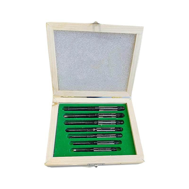 [Australia - AusPower] - Adjustable Hand Reamer Tool HV to H3 Sizes - 1/4" to 15/32” Reaming Tool for Precise Hole Finishing with Carbon Steel Blades - Hand Tools Reamers for Metal & Wood - 6.35mm - 11.90mm HV to H3 - 7Pcs 