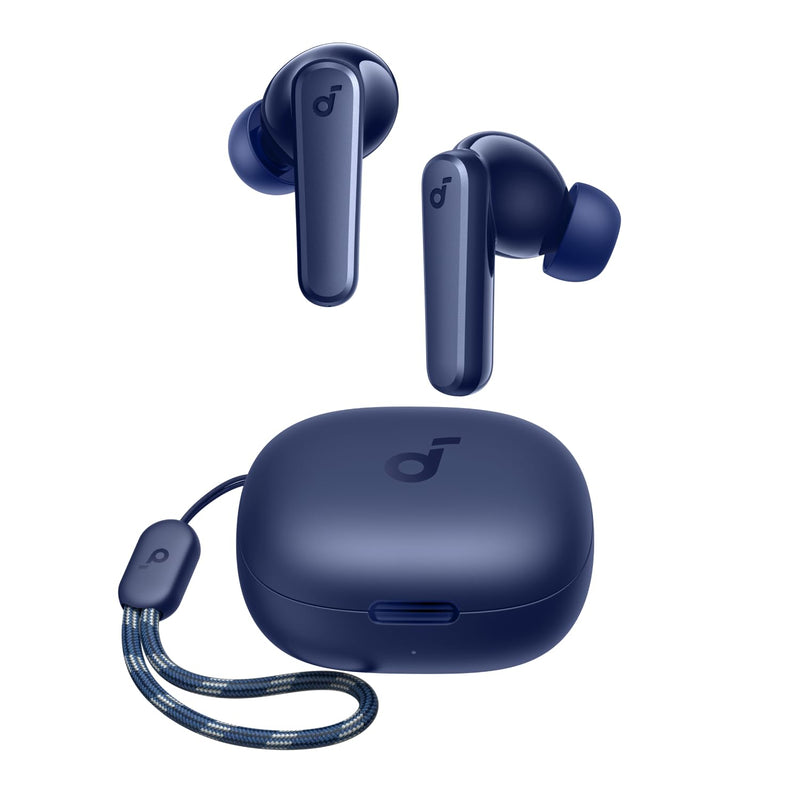 [Australia - AusPower] - Soundcore by Anker P20i True Wireless Earbuds, 10mm Drivers with Big Bass, Bluetooth 5.3, 30H Long Playtime, Water-Resistant, 2 Mics for AI Clear Calls, 22 Preset EQs, Customization via App Blue 
