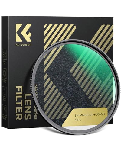 K&F CONCEPT 72mm Shimmer Diffusion 1 Filter Glimmer Glass Effect Filter