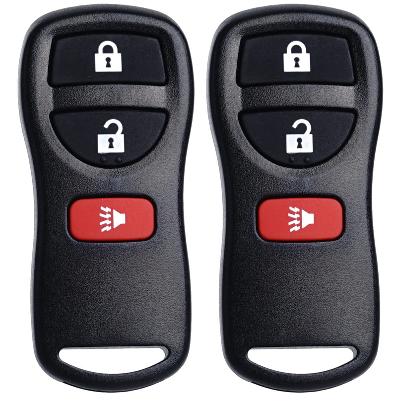 [Australia - AusPower] - Keyless Entry Remote Control Key Fob Replacement Fits for Nissan Xterra Titan Armada Frontier 2002-2019 Quest Sentra Murano Pathfinder Versa Infiniti FX35 FX45 QX4 3 Buttons KBRASTU15 CWTWB1U733 