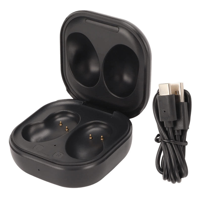 [Australia - AusPower] - Earbuds Charging Case for Samsung Galaxy Buds Live SM R180, Replacement Charger USB Charging Case Dock. Black 