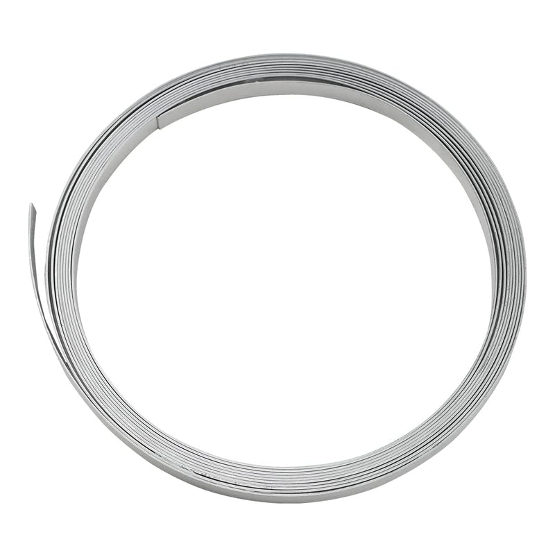 Feelers Aluminum Metal Foil Roll 1060 Grade 18 Gauge x 0.4 in x 16.4 Ft, Aluminum Metal Flashing Roll Sheet Strip for DIY Craft 1mm Thickness 10mm x 5M