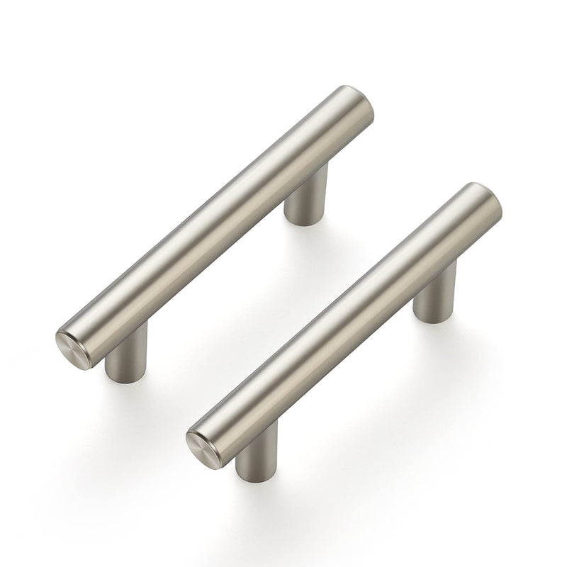 Ravinte 18 Pack 3-15/16 Inch Cabinet Handles Brushed Nickel Stainless Steel Kitchen Drawer Pulls Cabinet Pulls 3-15/16"Length,2-1/2" Hole Center 3-15/16 Inch（2-1/2 Inch Hole Center）