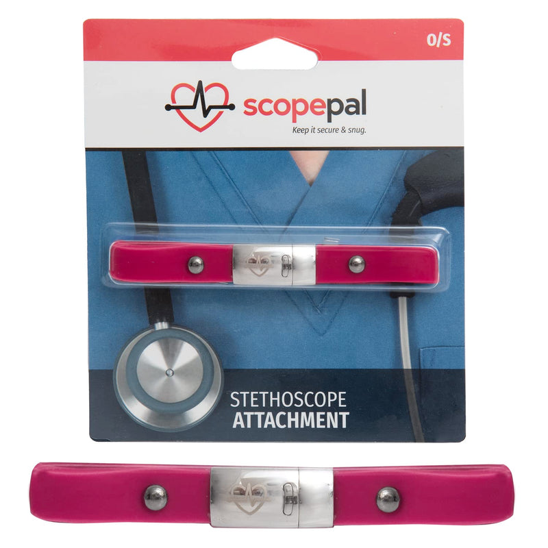 [Australia - AusPower] - Clip for Stethoscopes, Stethoscope Clip for Doctors, Nurses, Medical Students, Stethoscope Accessory Compatible with 3M Littmann Classic III, Lightweight II S.E, and More, Pink 