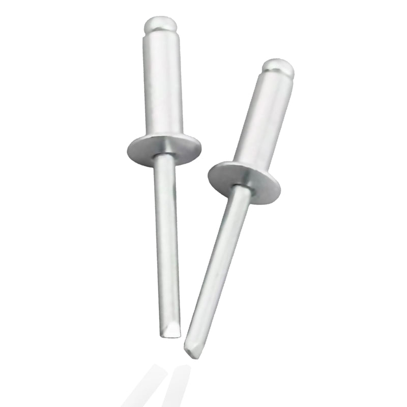 [Australia - AusPower] - 100 Pcs 3/16" x1/4" Aluminum Blind Rivets, 4.8 x 6mm Pop Rivets 3/16" x1/4" Silver 