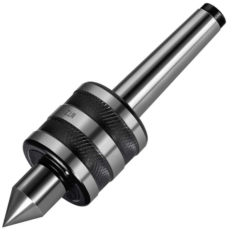 [Australia - AusPower] - Heavy Duty MT2 Live Center, MT2 Precision Rotary Live Revolving Milling Center Taper Metal Work Lathe Tool for High Speed Turning, Lathe Medium Duty CNC Work (MT2 Live Center) 