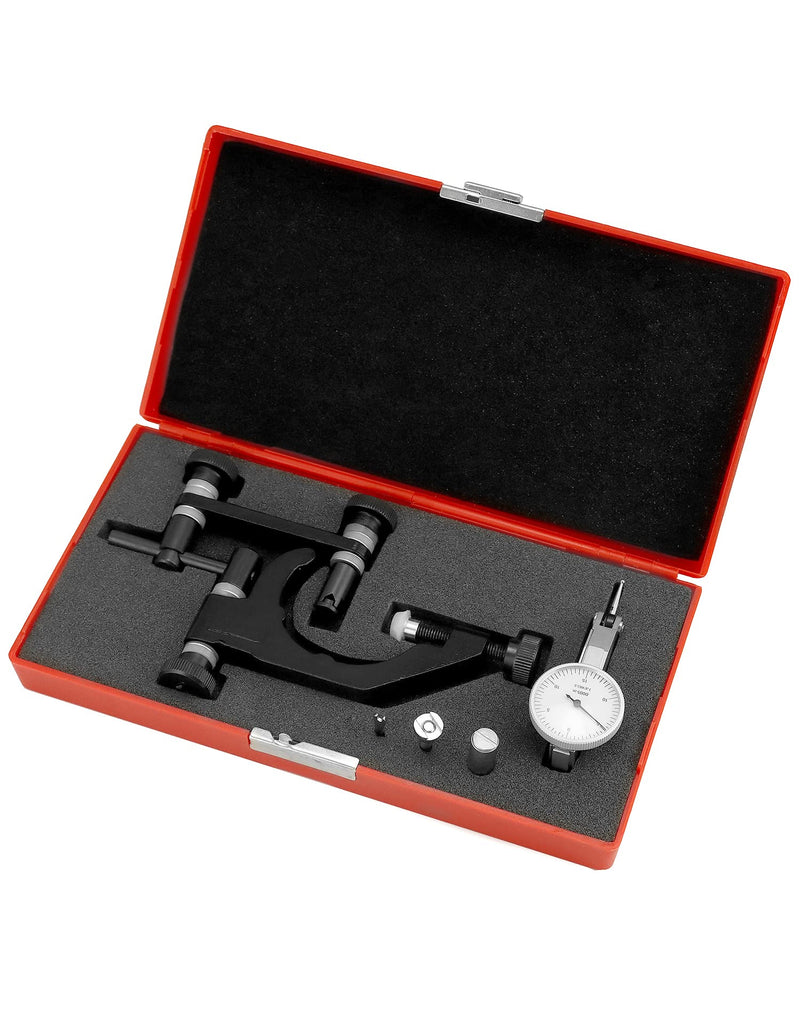 [Australia - AusPower] - QWORK Test Dial Indicator, 0.03'' x 0.0005'' Resolution with Indicator Holder, Case Included 