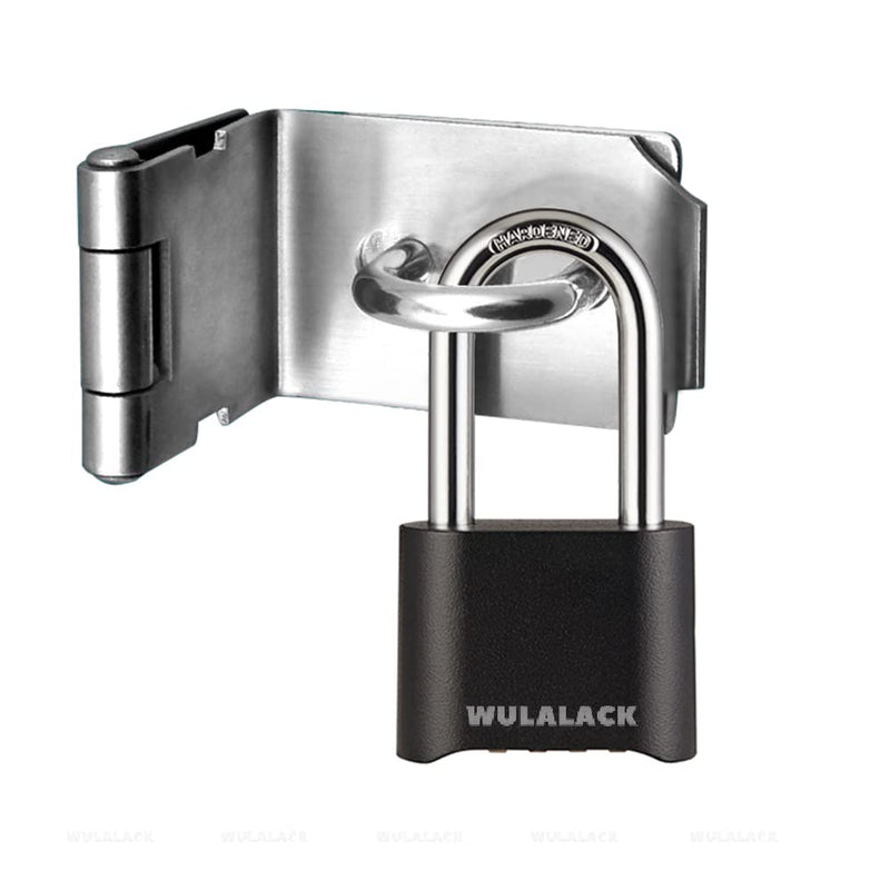 [Australia - AusPower] - Outdoor Combination Lock, Heavy Duty Weatherproof Pad Locks with Code, Resettable Padlock Combination for Sheds Fence, Gate Hasps, Storage Unit Long Shackle 