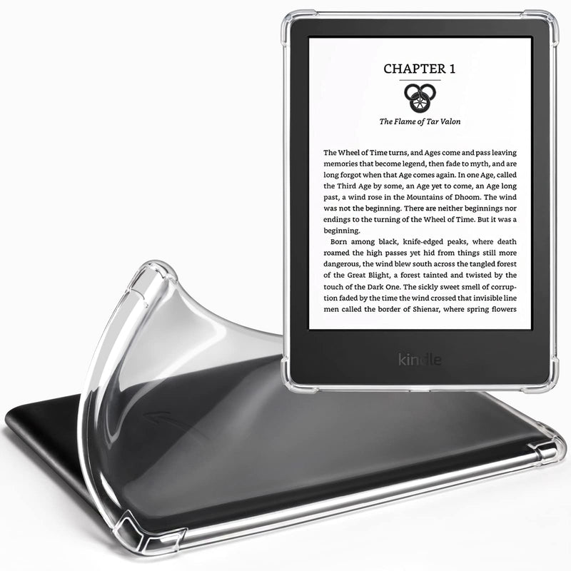 [Australia - AusPower] - CoBak Clear Case for 6" Kindle 11th Generation 2022 - Ultra-Slim Soft TPU Transparent Cover, Lightweight & Durable Protection 