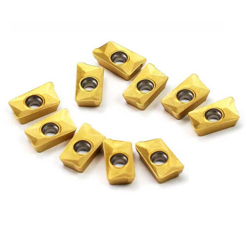 [Australia - AusPower] - OSCARBIDE Carbide Inserts APKT11T308 Milling Inserts APKT Style Inserts for Face Milling Cutter Alloy Stainless Steel,10 Pieces/Set 