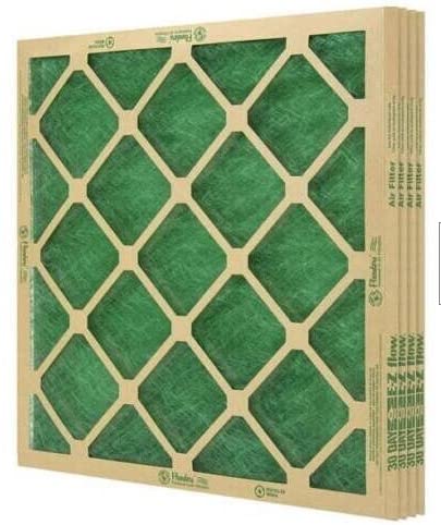 Flanders Precisionaire nested glass air filter, 14 x 24 x 1 inch, four-pack for furnace filtration