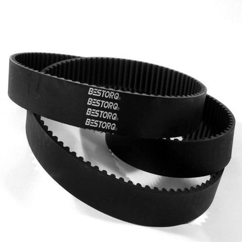 [Australia - AusPower] - BESTORQ 360-3M-6 HTD Timing Belt, 360mm Outside Circumference x 6mm Width x 2.3mm Height, 3mm Pitch, 120 Teeth, Pack of 2 