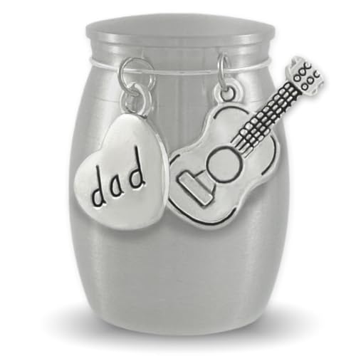 Dad Guitar Small Miniature Urn Keepsake Urn for Cremation Ashes