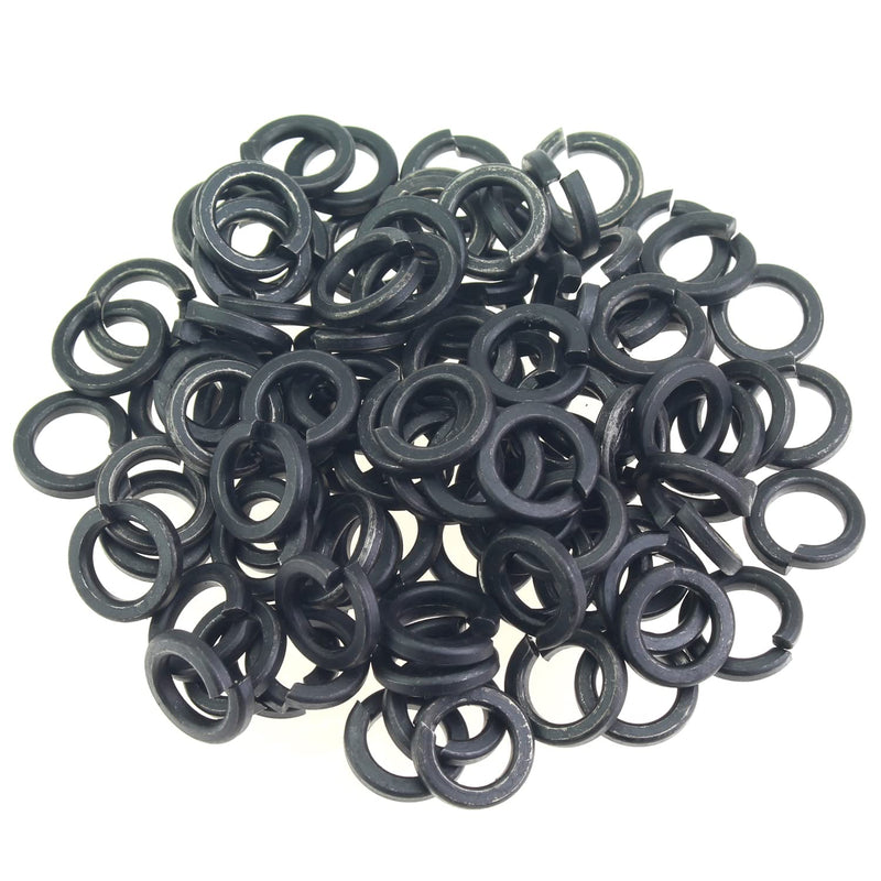 [Australia - AusPower] - 100 Pieces 8.8 Grade Alloy Steel M10 Split Lock Washers, Spring Lock Washers for Screws Bolts, Black M10 (100 PCS) 