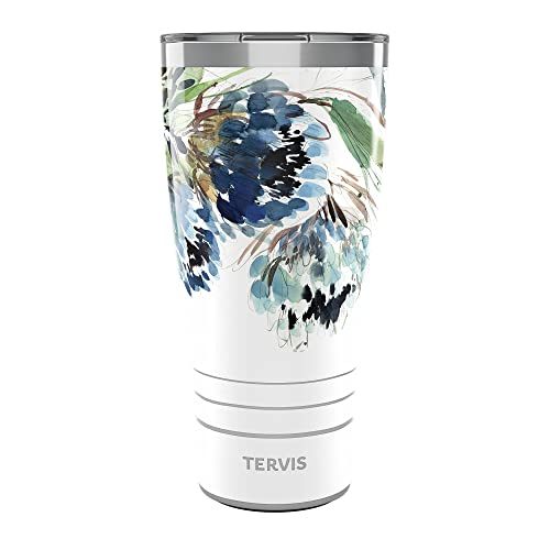 Tervis Traveler Kelly Ventura Protea Triple Walled Insulated Tumbler Travel Cup Keeps Drinks Cold & Hot, 30oz, Stainless Steel
