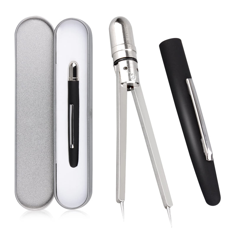 [Australia - AusPower] - EKG Caliper Pen, ECG Calipers for Nurses, Black EKG Caliper Cardiology, Electrocardiogram Measuring Tool 