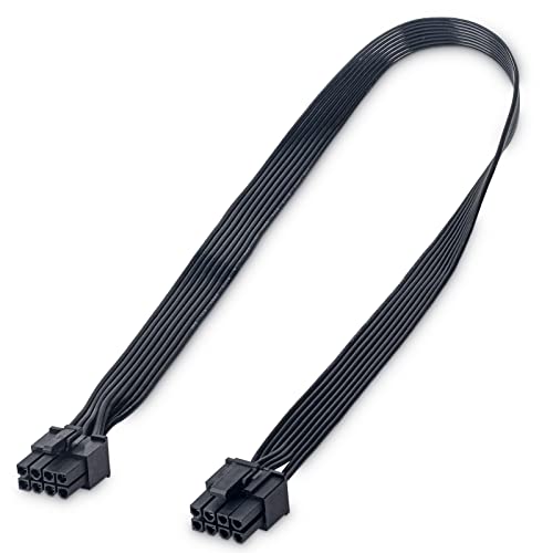 PCIE Cable for Seasonic, PSU 8 Pin Male to PCIe 8-Pin (6+2) Male for Seasonic Modular Power Supply (60 cm) 1 to 1