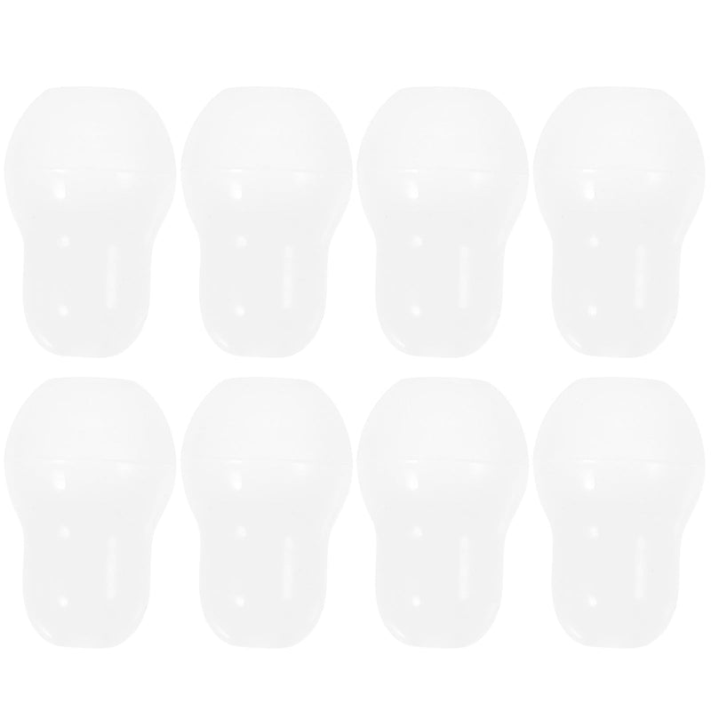 [Australia - AusPower] - GLEAVI 8pcs Stethoscope Earplugs Replacement White ： Stethoscope Ear Tips Replacement Stethoscope Ear Pieces Earbuds for Stethoscope Parts Accessories White 