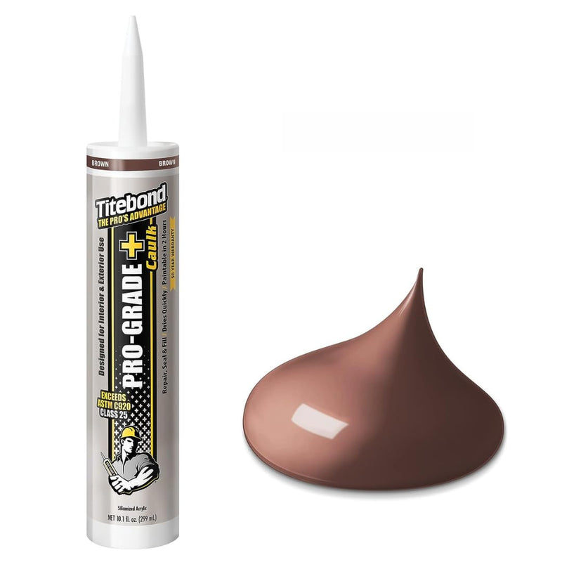 [Australia - AusPower] - Titebond 10.1 Oz. Pro-Grade Plus 8421 Siliconized Acrylic Water-Based Caulk - Brown Plus Almond 