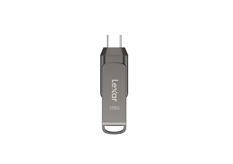 [Australia - AusPower] - Lexar 128GB JumpDrive Dual Drive D400 USB 3.1 Type-C and Type-A Flash Drive, Up to 130MB/s Read (LJDD400128G-BNQNU) 