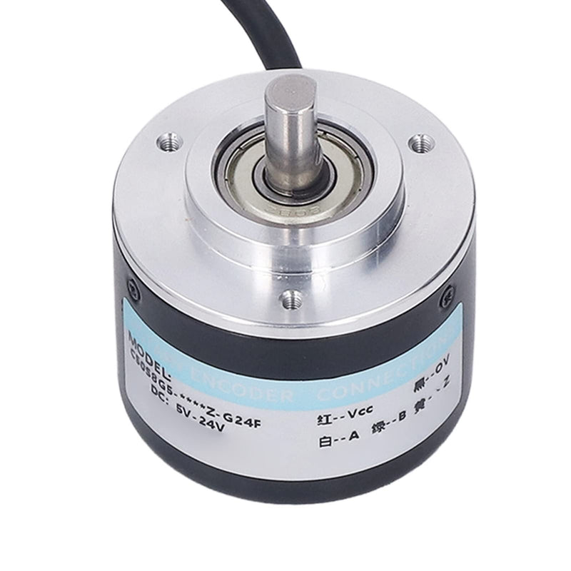 [Australia - AusPower] - Incremental Rotary Encoder, 1200/2000PR DC5V-24V 2 Phase Incremental Rotary Encoder, 50mm OD, PNP Output (2000P/R) 