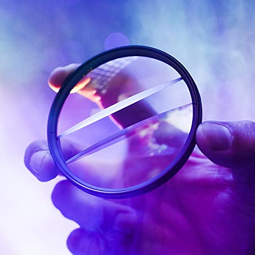 Lens Filter 58mm Bimonthly Effects Filters Foreground Blur Camera Filter Creative Photographer's Perfect Photography Set Camera Accessories Centerfield Split DiopterFilter