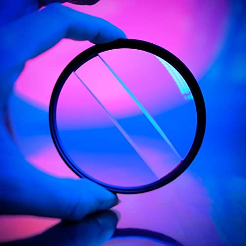 Camera Effect Filter 67mm Bimonthly Filter, Lens Filter with Localized Sharpness Effect, Perfect Photographer Gift for Creative Photography Centerfield Split DiopterFilter