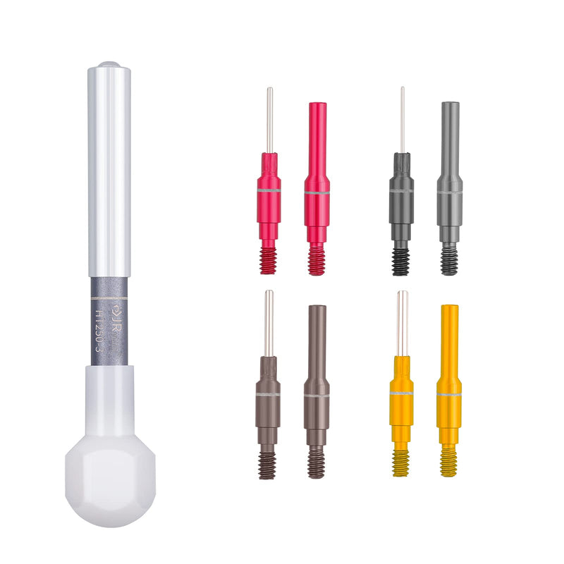 [Australia - AusPower] - JRready ST5244-HT250 Retention Dynamometer Kit, HT250-3 Electrical Tension Tester Tool with Socket & Pin Tester Tips Provides The Correct Positioning for 20# 22# Contacts 