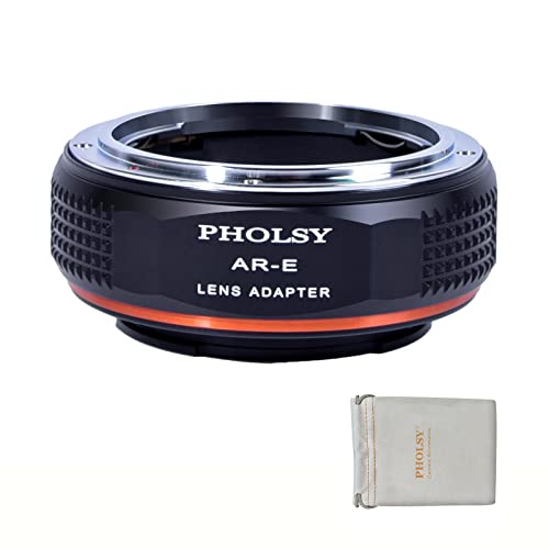 PHOLSY Lens Mount Adapter Compatible with Konica AR Lens and Sony E Camera Konica AR to Sony E