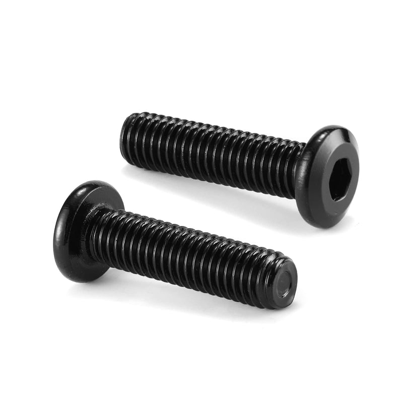 [Australia - AusPower] - M6 x 30mm 20Pcs Flat Head Hex Socket Cap Screws Bolts, 304 Stainless Steel 18-8, Full Thread, Black Oxide by SG TZH (with Hex Spanner) 20 M6 x 30mm 