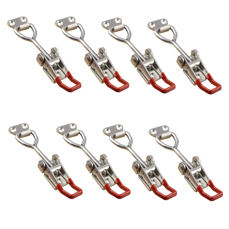 [Australia - AusPower] - Adjustable Toggle Latch Clamp 4001, 330 Lbs 150Kg Holding Capacity, 4001 Heavy Duty Quick Release Pull Latch Toggle Clamp (R4001-8PCS) R4001-8PCS 