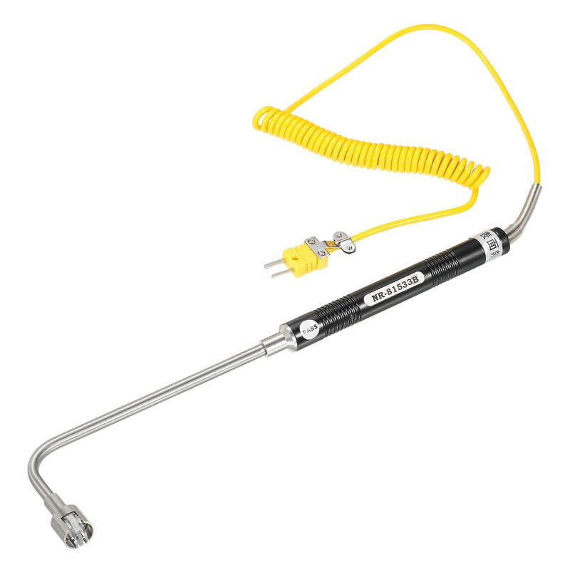 [Australia - AusPower] - MECCANIXITY K Type Surface Thermocouple Temperature Probe Sensor Stainless Steel -58 to 932°F (-50 to 500°C) 5.1ft 15x155x65mm 