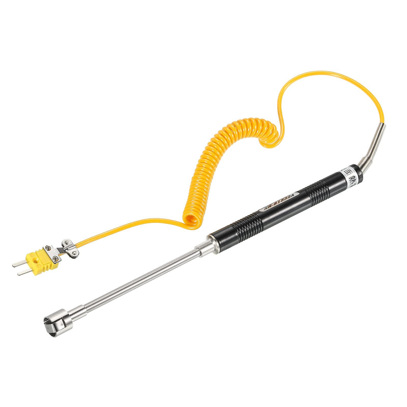 [Australia - AusPower] - MECCANIXITY K Type Surface Thermocouple Temperature Probe Sensor Stainless Steel -58 To1472°F (-50 to 800°C) 5.1ft 15x135mm 