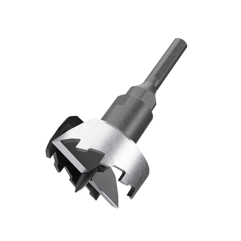 Greycore Tools Self-Feed Drill Bit – 2-Cutter Self Feed Drill 3-inch – Professional Boring Drill Bits for Woodworking – Aggressive Feed Screw Thread for Fast and Smooth Drilling 3 Inch