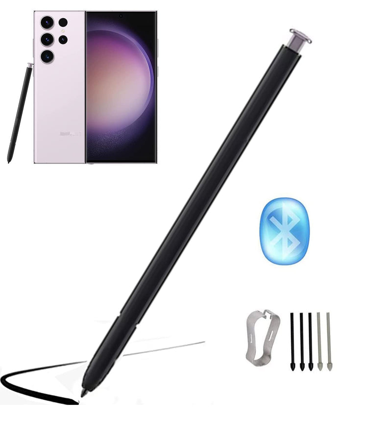 [Australia - AusPower] - S23 Ultra Stylus Pen (WithBluetooth) Replacement for Samsung Galaxy S23 Ultra 5G Touch Stylus Pen S Pen Replacement Tips/Nibs (Lavender) Lavender 