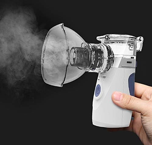 [Australia - AusPower] - Cat Nebulizer Portable Nebulizer for Cat Handheld Mesh Nebulizer for Pets USB Operated for Home Office Use Friendly for Breathing Problems with Tubing Kit Mouthpiece and Masks… 